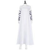 Frankenstein Elizabeth White Dress Cosplay Costume Halloween Carnival Party Suit