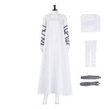 Frankenstein Elizabeth White Dress Cosplay Costume Halloween Carnival Party Suit