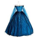 Frankenstein Elizabeth Women Blue Dress Cosplay Costume Halloween Carnival Party Suit