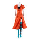 Frankenstein The Bride Orange Blue Dress Cosplay Costume Halloween Carnival Party Suit 