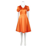 Frankenstein The Bride Orange Dress Cosplay Costume Halloween Carnival Party Suit