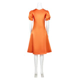 Frankenstein The Bride Orange Dress Cosplay Costume Halloween Carnival Party Suit