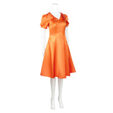 Frankenstein The Bride Orange Dress Cosplay Costume Halloween Carnival Party Suit