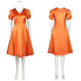 Frankenstein The Bride Orange Dress Cosplay Costume Halloween Carnival Party Suit
