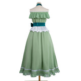 Frieren:Beyond Journey‘s End Frieren Cosplay Green Dress For Women Halloween Carnival Party