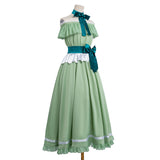 Frieren:Beyond Journey‘s End Frieren Cosplay Green Dress For Women Halloween Carnival Party