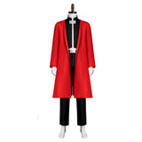 Fullmetal Alchemist Edward Elric Red Outfit Cosplay Costume Halloween Carnival Party Suit