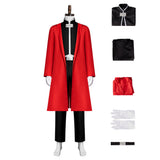 Fullmetal Alchemist Edward Elric Red Outfit Cosplay Costume Halloween Carnival Party Suit