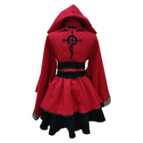 Fullmetal Alchemist Edward Elric Women Lolita Dress  Cosplay Costume Outfits Halloween Carnival Suit
