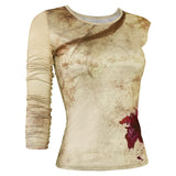Furiosa: A Mad Max Saga Furiosa War Damaged Version Top Cosplay Costume Outfits Halloween Carnival Suit