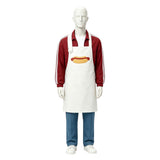 Futurama Philip J.Fry Red Tracksuit Set with Apron Cosplay Costume Halloween Carnival Party Suit