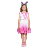 Gabby‘s Dollhouse Gabby Pink Cosplay Dress For Girls Christmas Halloween Carnival Party Suit   
