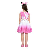 Gabby‘s Dollhouse Gabby Pink Cosplay Dress For Girls Christmas Halloween Carnival Party Suit   