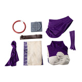 GACHIAKUTA  Nerde Women Purple Outfit Cosplay Costume Halloween Carnival Party Suit