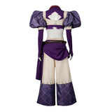 GACHIAKUTA  Nerde Women Purple Outfit Cosplay Costume Halloween Carnival Party Suit