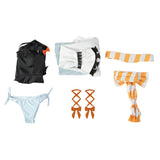 GACHIAKUTA Amo Adult Female Black Dress Cosplay Costume Halloween Carnival Party Suit