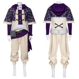 GACHIAKUTA Fu Orostor Purple Outfit Cosplay Costume Halloween Carnival Party Suit