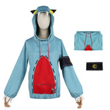 GACHIAKUTA Gita Blue Hodie Cosplay Costume Halloween Party Suit