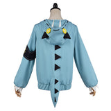 GACHIAKUTA Gita Blue Hodie Cosplay Costume Halloween Party Suit