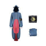 GACHIAKUTA Gita Grey Outfit Cosplay Costume Halloween Carnival Party Suit