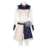 GACHIAKUTA Kutoni Women White Outfit Cosplay Costume Halloween Carnival Party Suit