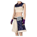 GACHIAKUTA Kutoni Women White Outfit Cosplay Costume Halloween Carnival Party Suit