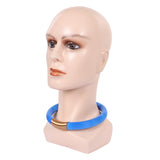 GACHIAKUTA Rudo Blue Cosplay Neckband Halloween Carnival Costume Accessories Prop