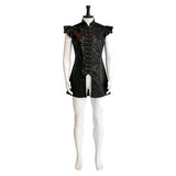 Game of Thrones Jon Snow Black Outfit Cosplay Costume Halloween Carnival Party Suit