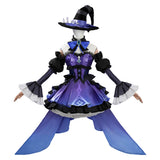 Genshin Impact Clorinde Purple Cosplay Dress For Adult Female Halloween Carnival Party Suit   