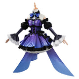 Genshin Impact Clorinde Purple Cosplay Dress For Adult Female Halloween Carnival Party Suit   