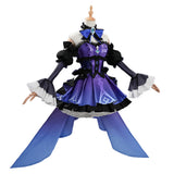 Genshin Impact Clorinde Purple Cosplay Dress For Adult Female Halloween Carnival Party Suit   
