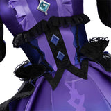 Genshin Impact Clorinde Purple Cosplay Dress For Adult Female Halloween Carnival Party Suit   