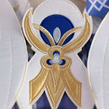 Genshin Impact Columbina White&Blue Cosplay Costume For Adult Female Halloween Carnival Party Suit