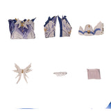 Genshin Impact Columbina White&Blue Cosplay Costume For Adult Female Halloween Carnival Party Suit