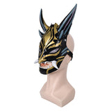 Genshin Impact Xiao Latex Mask Cosplay Halloween Party Accessories Props