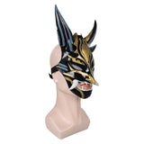 Genshin Impact Xiao Latex Mask Cosplay Halloween Party Accessories Props