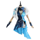 Genshin Impact Yelan Blue Cosplay Costume For Adult Female Halloween Carnival Party Suit