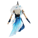 Genshin Impact Yelan Blue Cosplay Costume For Adult Female Halloween Carnival Party Suit