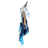 Genshin Impact Yelan Blue Cosplay Costume For Adult Female Halloween Carnival Party Suit