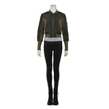 Ghost in the Shell The Major Women Green Outfit Cosplay Costume Halloween Carnival Party Suit