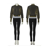 Ghost in the Shell The Major Women Green Outfit Cosplay Costume Halloween Carnival Party Suit