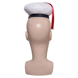 Ghostbuster Stay Puft Marshmallow Man Cosplay Hat Cap Halloween Carnival Costume Accessories Navy WhiteHat