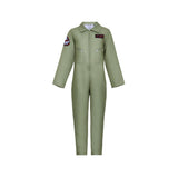 Ghostbusters Green Cosplay Outfit For Kids Christmas Carnival Party Suit