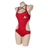 Ghostbusters Original Red One Piece Swimsuit Swimwear Cosplay Costume Outfits Halloween Carnival Suit