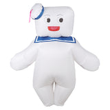 Ghostbusters Stay Puft Marshmallow Man Inflatable Suit Cosplay Costume Outfits Halloween Carnival Suit