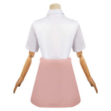 Gimai Seikatsu Ayase Saki White Suit Cosplay Costume Outfits
