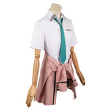 Gimai Seikatsu Ayase Saki White Suit Cosplay Costume Outfits