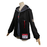 Girls Band Cry 2024 Momoka Kawaragi Black Printed Hoodie Coat Anime Cosplay Costume Outfits Halloween Carnival Suit
