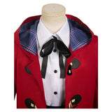 Girls Band Cry Iseri Nina Red Coat Anime Cosplay Costume Outfits Halloween Carnival Suit