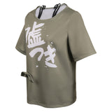 Girls Band Cry Subaru Awa Unisex Green T-shirt Cosplay Costume Outfits Halloween Carnival Suit
